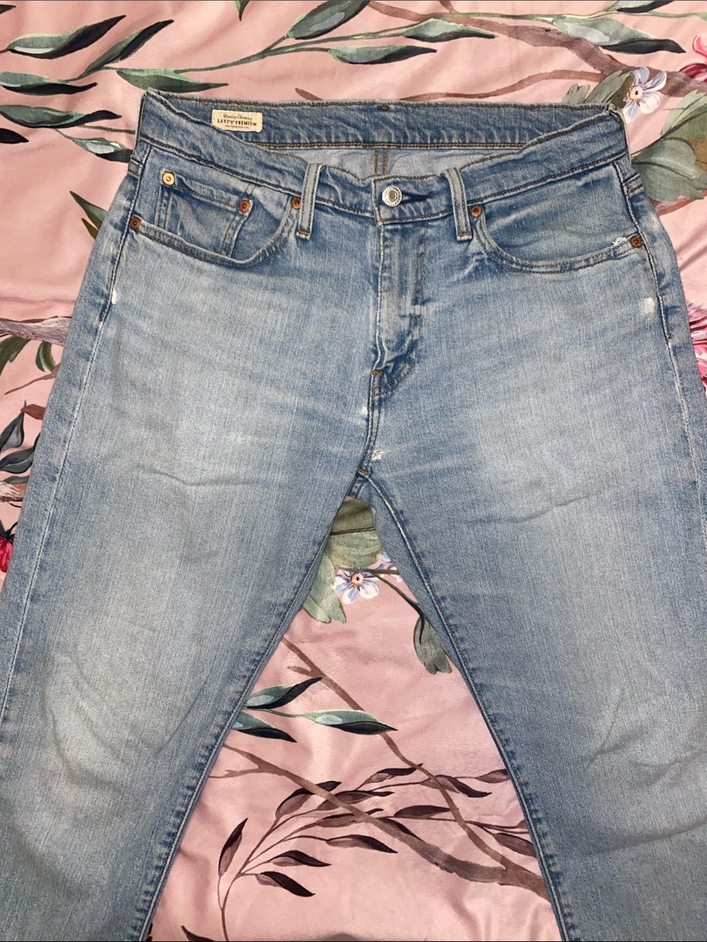 Levi's Light Blue Straight Jeans